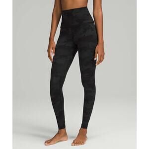 Lululemon Align High-Rise Pant 28 Camo Deep Coal Size 6